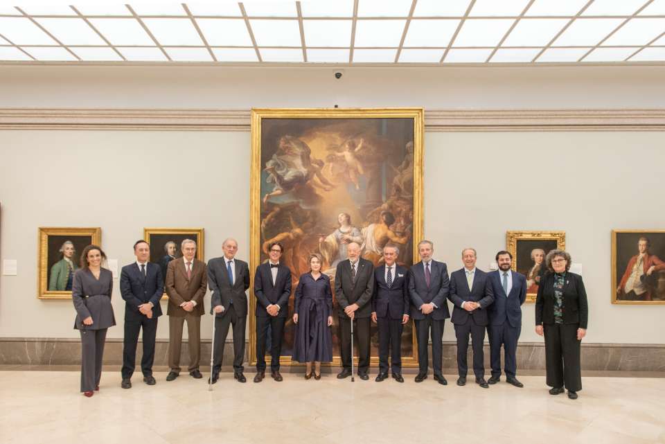 Francisco Ortega junto al jurado del Premio Rafael Manzano de Nueva Arquitectura Tradicional.
